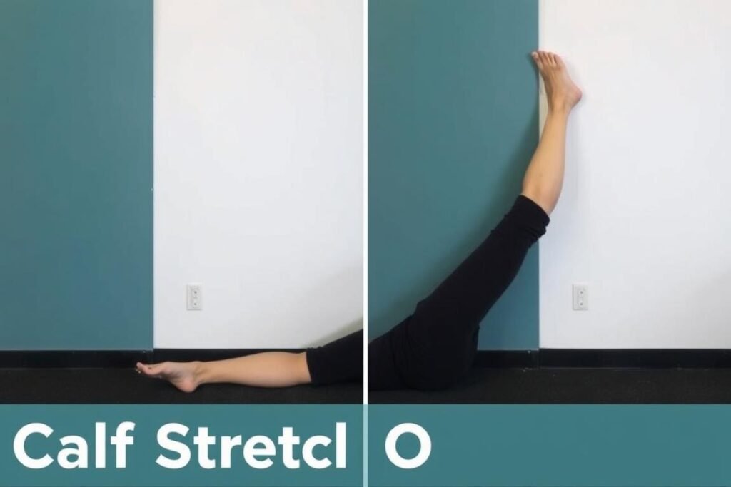 Calf Stretch untuk flexibility betis