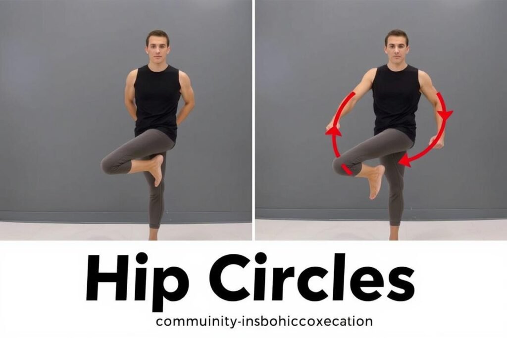 Gerakan Hip Circles untuk mobility pinggul