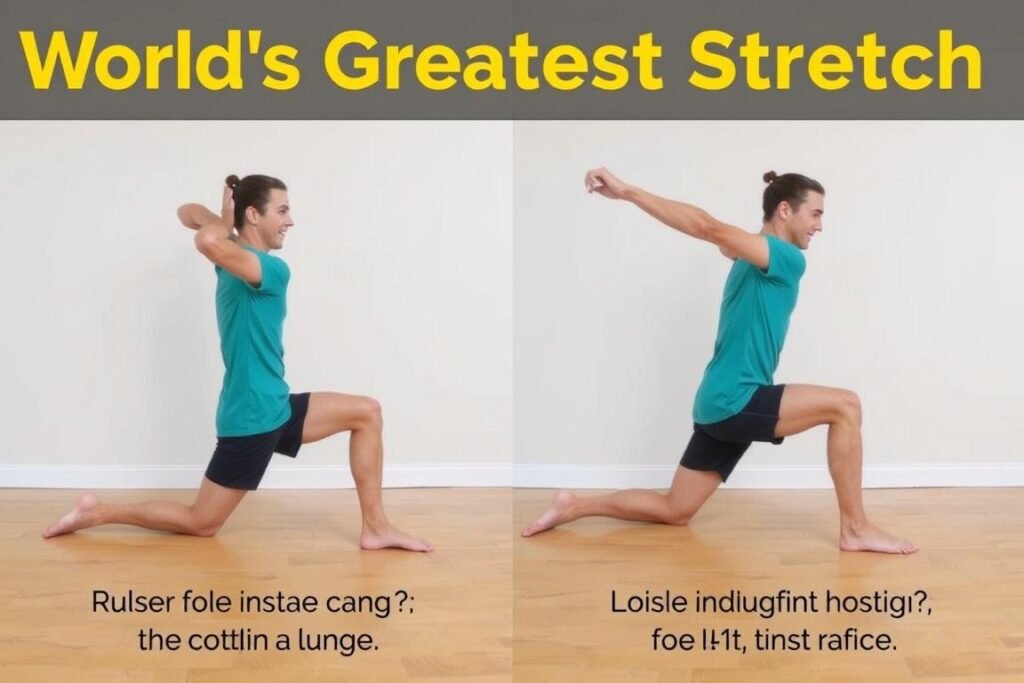 Gerakan World's Greatest Stretch untuk mobility seluruh tubuh