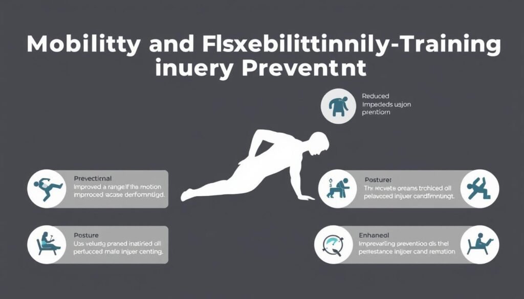 Infografis manfaat mobility dan flexibility untuk mencegah cedera